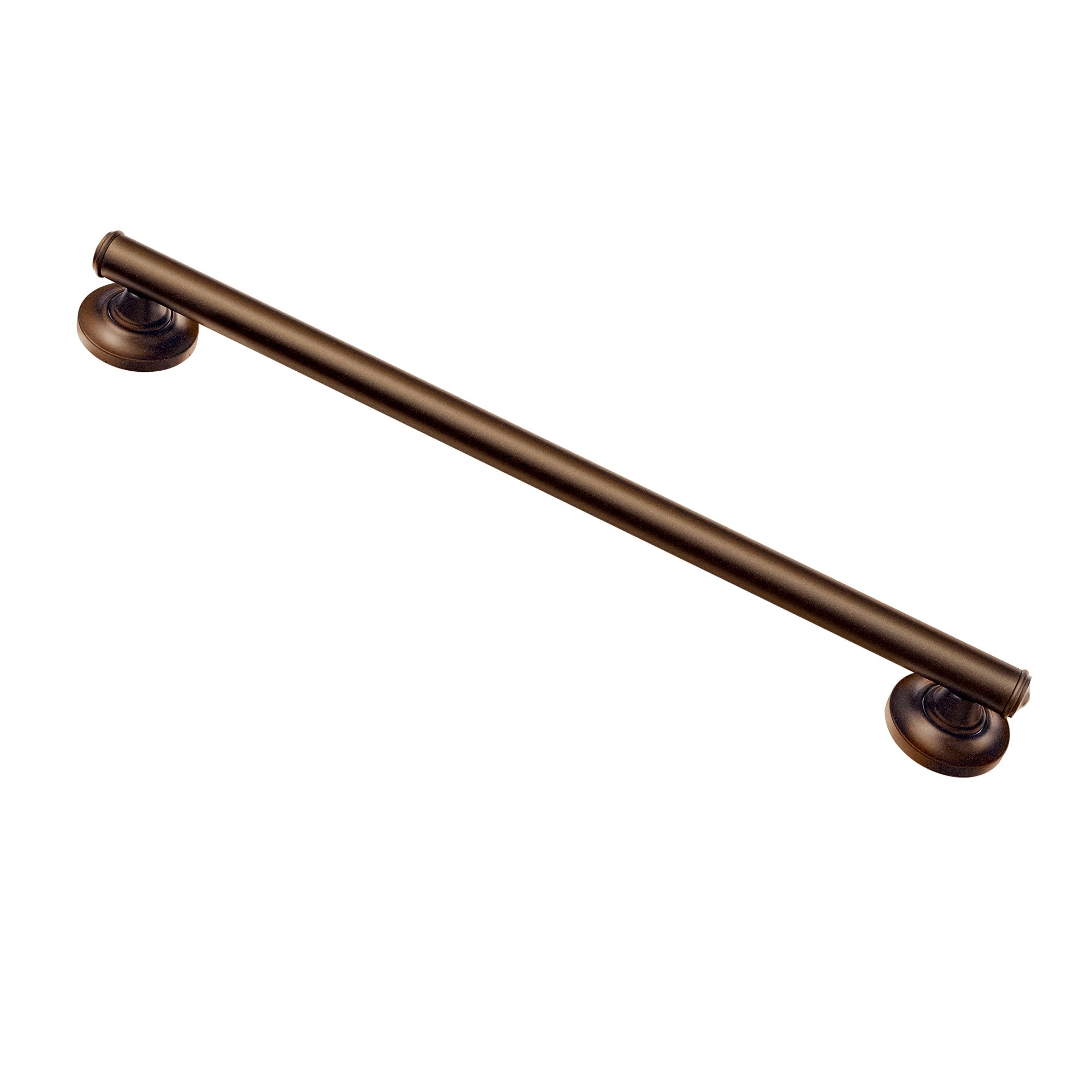 Moen LR8724D1GOWB Bathroom Safety 24-Inch Designer Bathroom Grab Bar with Curled Grip, Old World Bronze