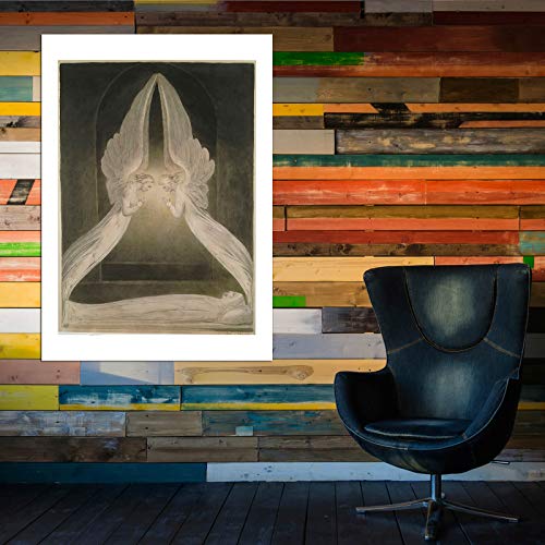 Impression William Blake Christ dans le sépulcre grand cadre semi-brillant - 6