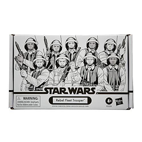 Star Wars Hasbro The Vintage Collection Rebellenflotte Trooper, 9,5 cm große Entertainment Figuren, Kids ab 4 Jahren, F5320FF1, Multi