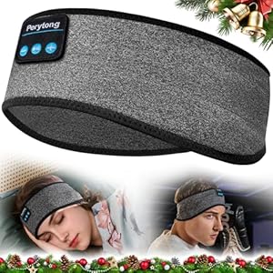 Perytong Sleep Headphones Bluetooth Headband Earphones Wireless, Sleeping Headphones Headband for Sleeping, Sports, Gifts, Workout, Jogging, Yoga, Insomnia, Air Travel, Meditation