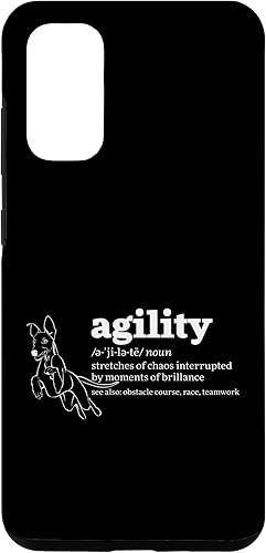 Miniatura 1 de Galaxy S20 Agility Definition Fun Dog Pet Dueño para Agility Sports Estuche de regalo