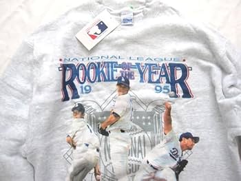 Amazon.co.jp: USA製 ロサンゼルスドジャース野茂英雄 1995年 新人王