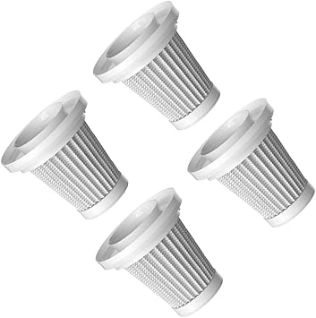 4 Packs Washable Vacuum Filters Cromoce VAC01 VAC02, Saker HL107 HL132 HL133, AIPROIN HL127Pro, Houscly ST6653 ST-6655, CUGEFRE ST-6691Plus