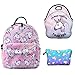 Produktbild HELLATHUND Mini Backpack Kleiner Rucksack Set Kinderrucksack für 3-5 Jährige im Kindergarten Mit Lunchpaket 3pcs/set - Einhorn (B)