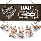 Best Dad Gifts Father's Day Gifts for Dad from Daughter Son Kids, Dad Picture Frame Fathers Day Step