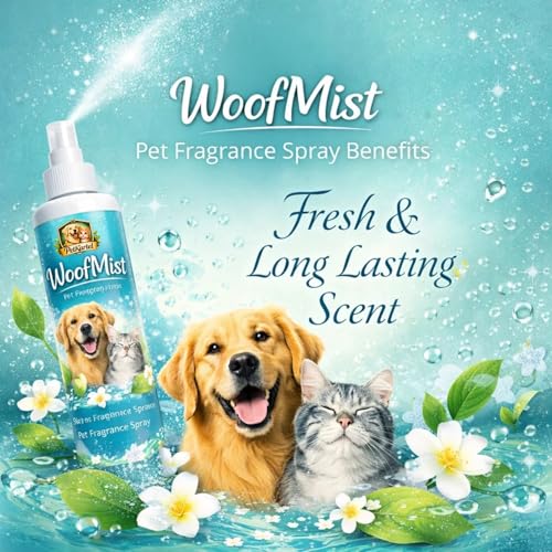 Image of Oatmeal Dog Shampoo 200ml + Tick & Flea Dog Shampoo 200ml + WoofMist Pet Perfume Spray 100ml Combo | Tea Tree Lemon Aloe Soothing Moisturizing & Anti Tick Cleansing | Grooming Kit