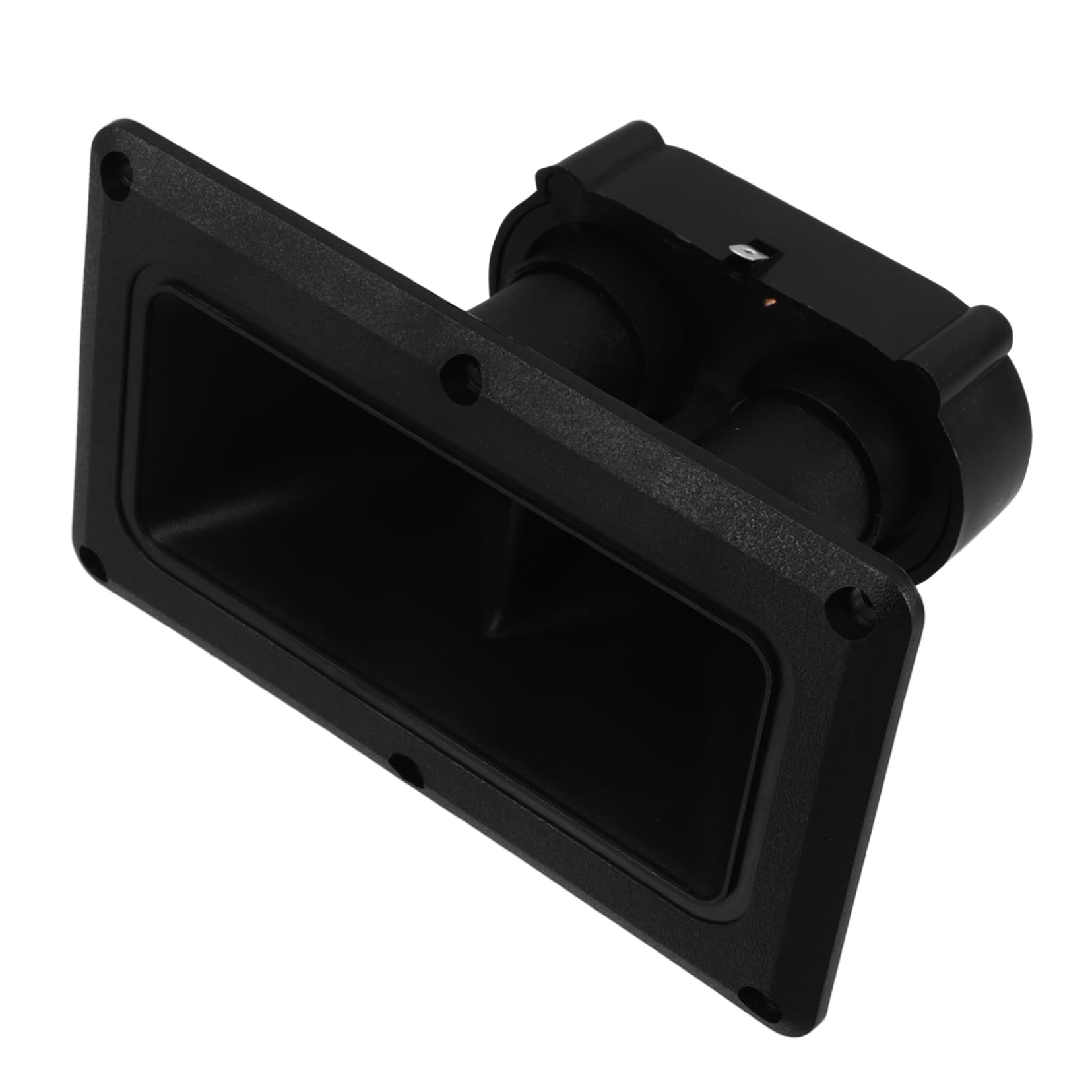 Totority Audio Accessories Speaker Ukulele Pickup Wide Horn Tweeters Amplifier Accessories Piezoelectric Horn Tweeters Part Piezoelectric Buzzers Part Talking Bird Black Plastic