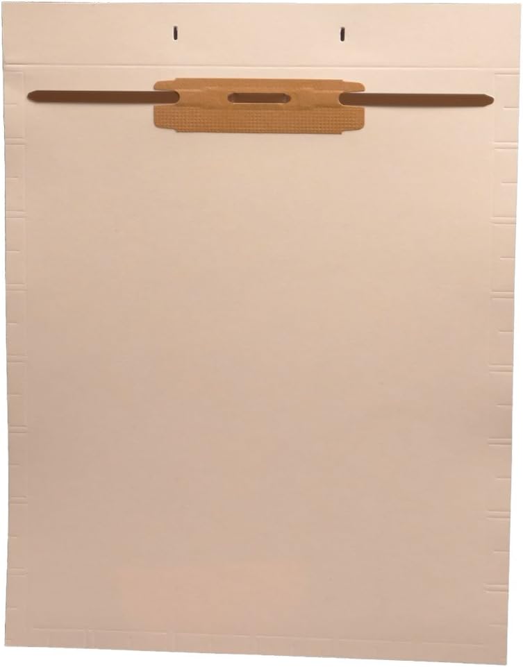 Blank Fileback Divider Sheets, Top Flap and Divider (Box of 100)