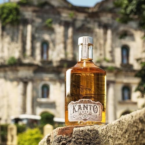 Kanto Karamell Vodka I Salted Caramel I Philippinischer Salzkaramell-Vodka Spirituose I Gold prämiert I 20% vol