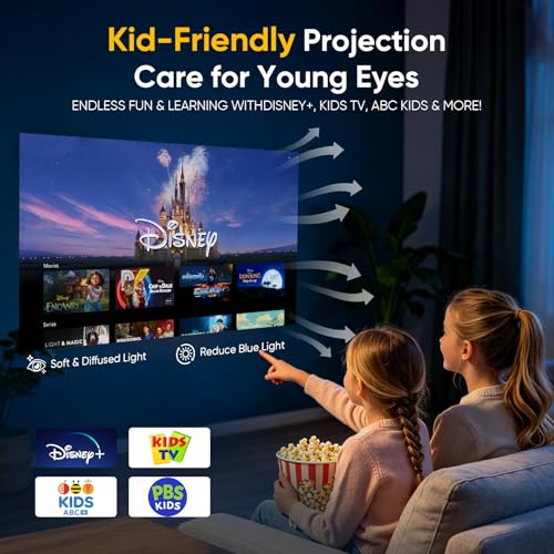 TMY Smart Projector with Google TV Built-in, Native 1080P 4K Home Theater - image 8