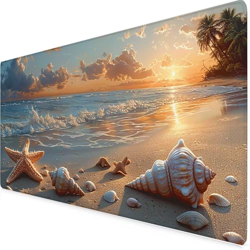 Tapis de souris XXL idée cadeau originale pour joueur sur PC et amateurs de beaux paysages