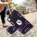 MAKEIT CASE for iPad mini Case, for iPad Mini1/ 2/3 Case, 3in 1 Heavy Duty Full-Body Protection Kickstand Combo Hybrid Impact Silicone Hard Case Cover for iPad mini 1/2/ 3 (Black/Purple)