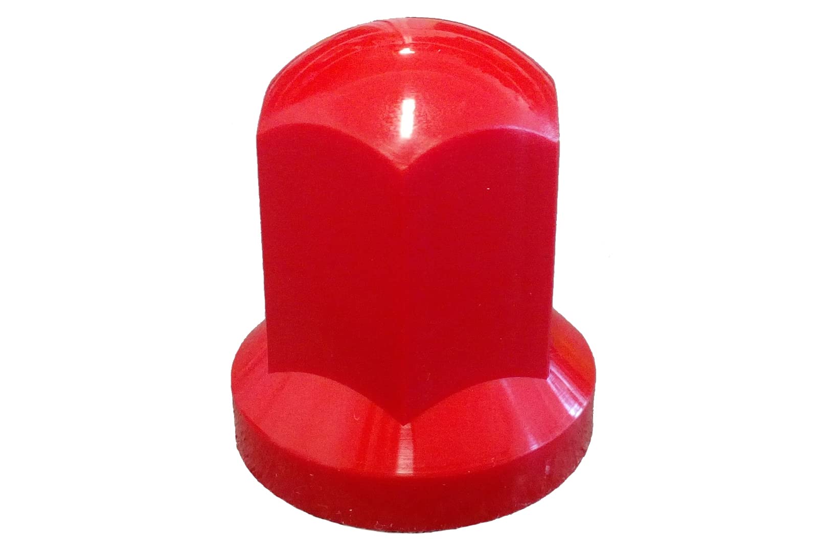 KRAM-TRUCK 100 Tappi Per Dadi Ruota In Plastica Lunghi Per Camion E Rimorchi Larghezza Chiave 33 Mm Molto Durevole Resistente Ai Graffi Per Rimorchi MAN DAF Scania Mercedes Camion Rosso