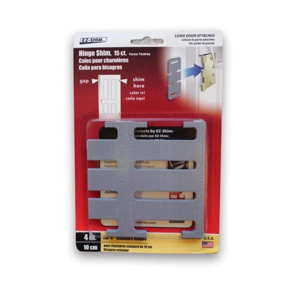 BroadfixEZ-Shim Quick Align Hinge Shims 4''/10cm - Pack of 15