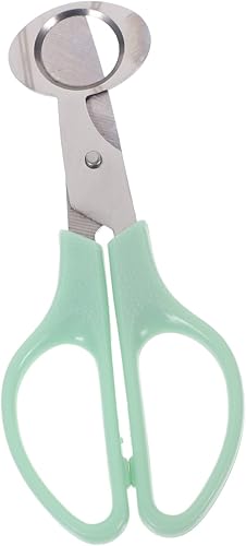 Tijeras de cocina de acero inoxidable Abridor de huevos de acero inoxidable Herramienta removedor de cáscara de huevo, cortador de huevos de