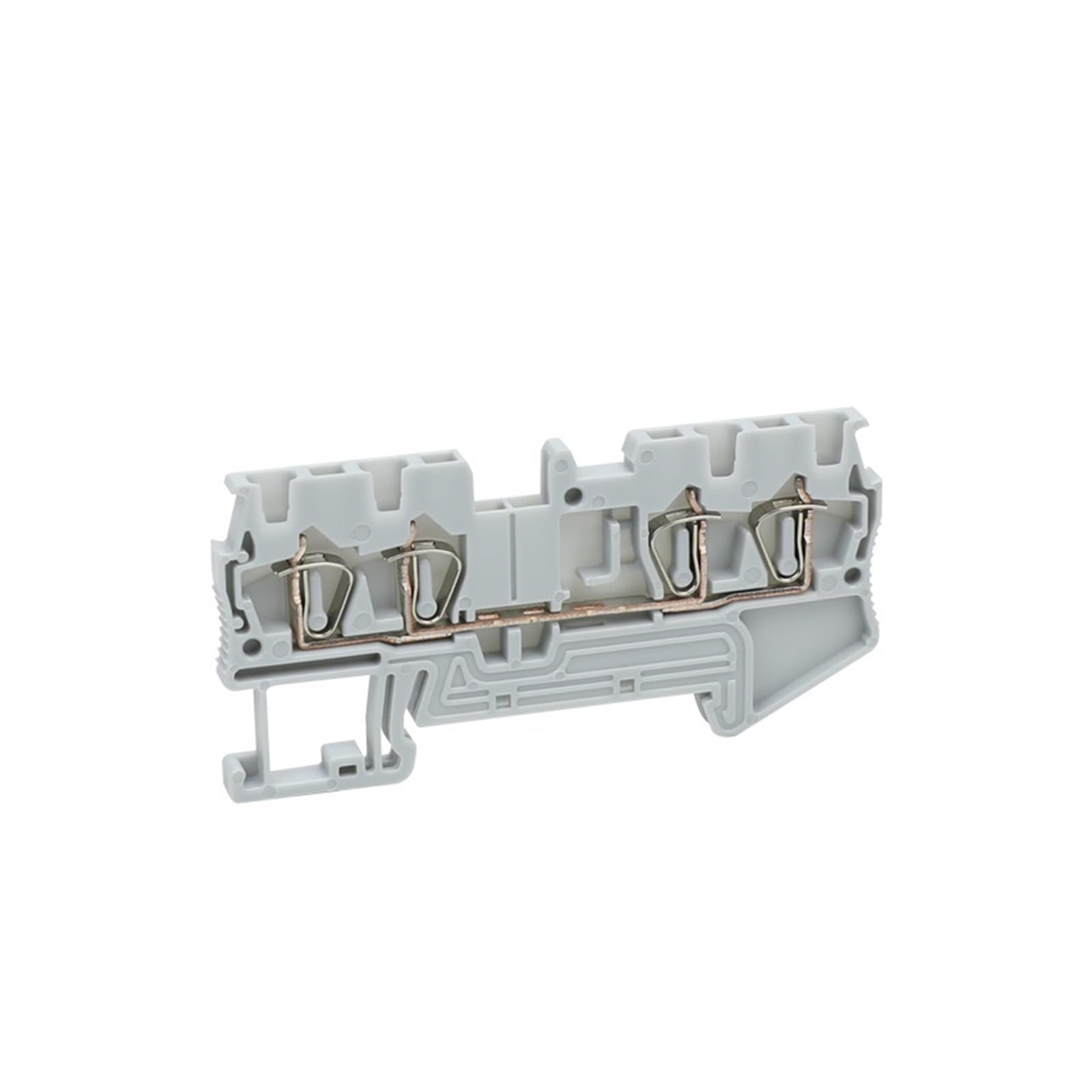 10 pezzi ST1.5-QU 2 ingressi 2 uscite Morsettiera a molla Din Rail 1.5mm² 4 conduttori Connettore elettrico ST 1.5-QUATTRO(Bridge FBS10-4)