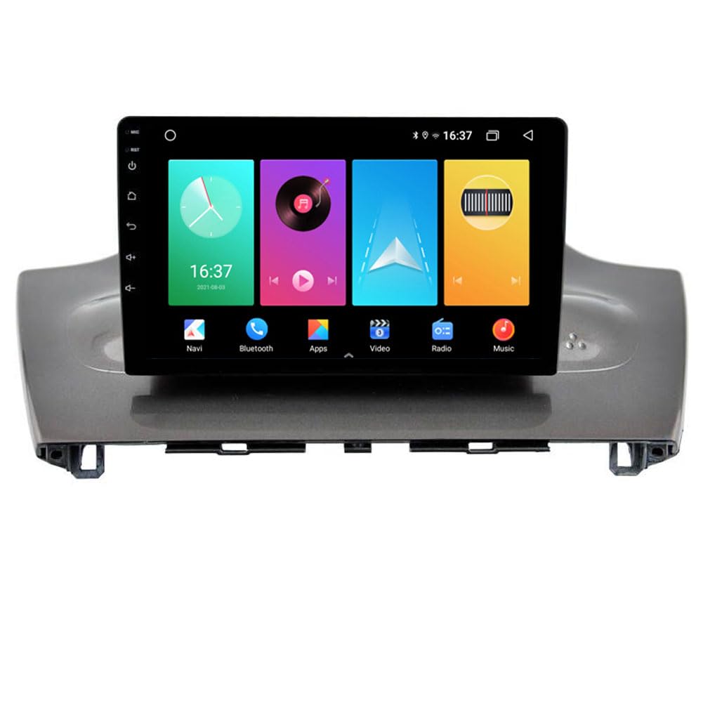 Autosion - Autoradio per Toyota IQ Scion IQ 2008-2016 Android 15 Carplay GPS Navi Sat Radio 9" QLED Multimedia BT WiFi controllo del volante 4+64GB