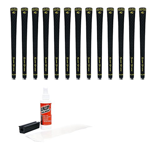 Superstroke S-Tech Golf Grip Kit with Tape/Solvent/Vise Clamp (13 Piece), Standard, Black