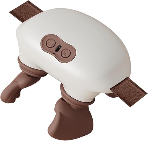 Masajeador de cuello con calor, masaje eléctrico Shiatsu de tejido para hombro, diseño ergonómico similar a la mano, masaje de cuello con amasado