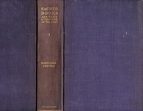 The Sacred Books and Early Literature of the Ea... B007OK9W12 Book Cover