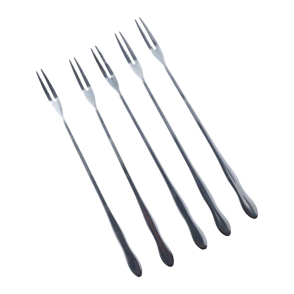 Pack of 5 Pickle Forks Olive Fork pickle grabber,pickle picker for the jar,Cocktail Forks,long handle,8inch — Amazon image 7
