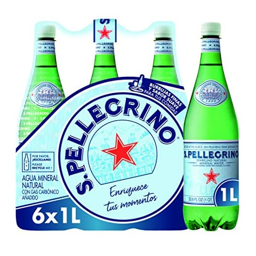 San Pellegrino Agua con Gas, 6 x 1L