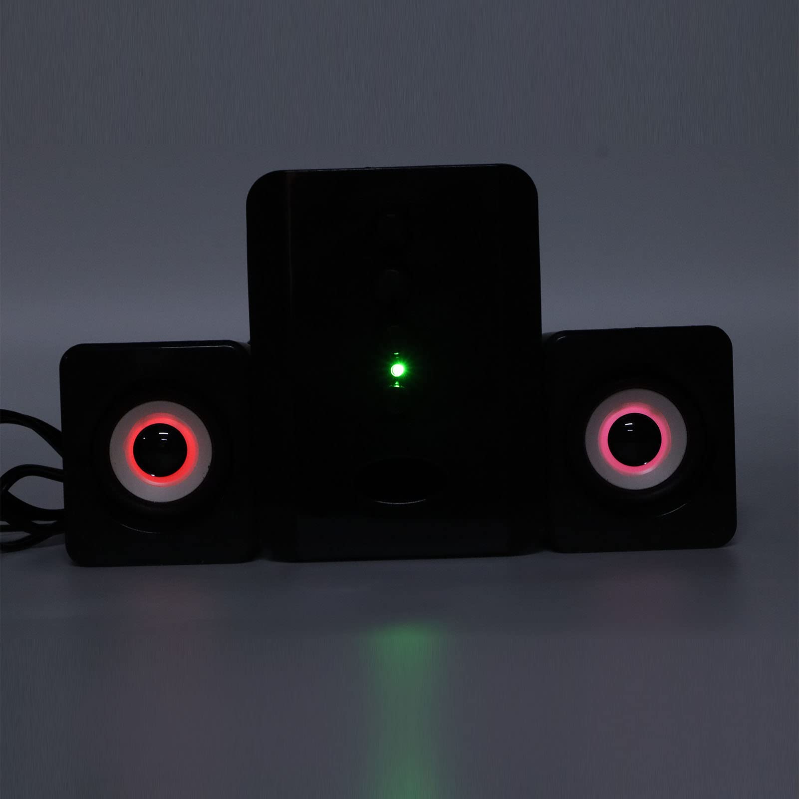 Cocoarm Mini USB Komputerowy Głośnik z Subwooferem, 2.1 Kanałowy (Wersja