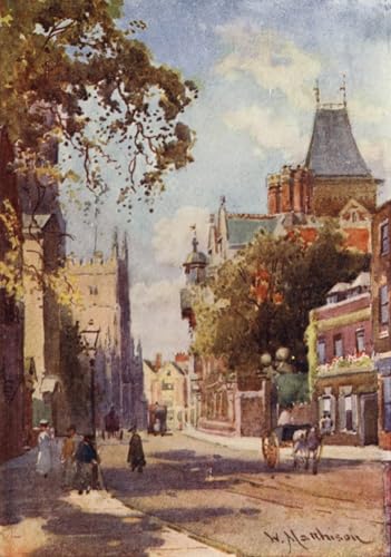 Tableau peinture sur toile Rue Trumpington decoration nordique chambre 60x90
