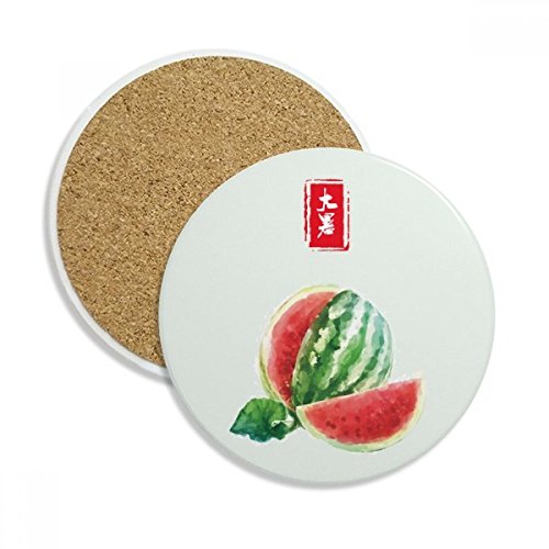Coaster en céramique idée cadeau originale 2Pcs pour anniversaire