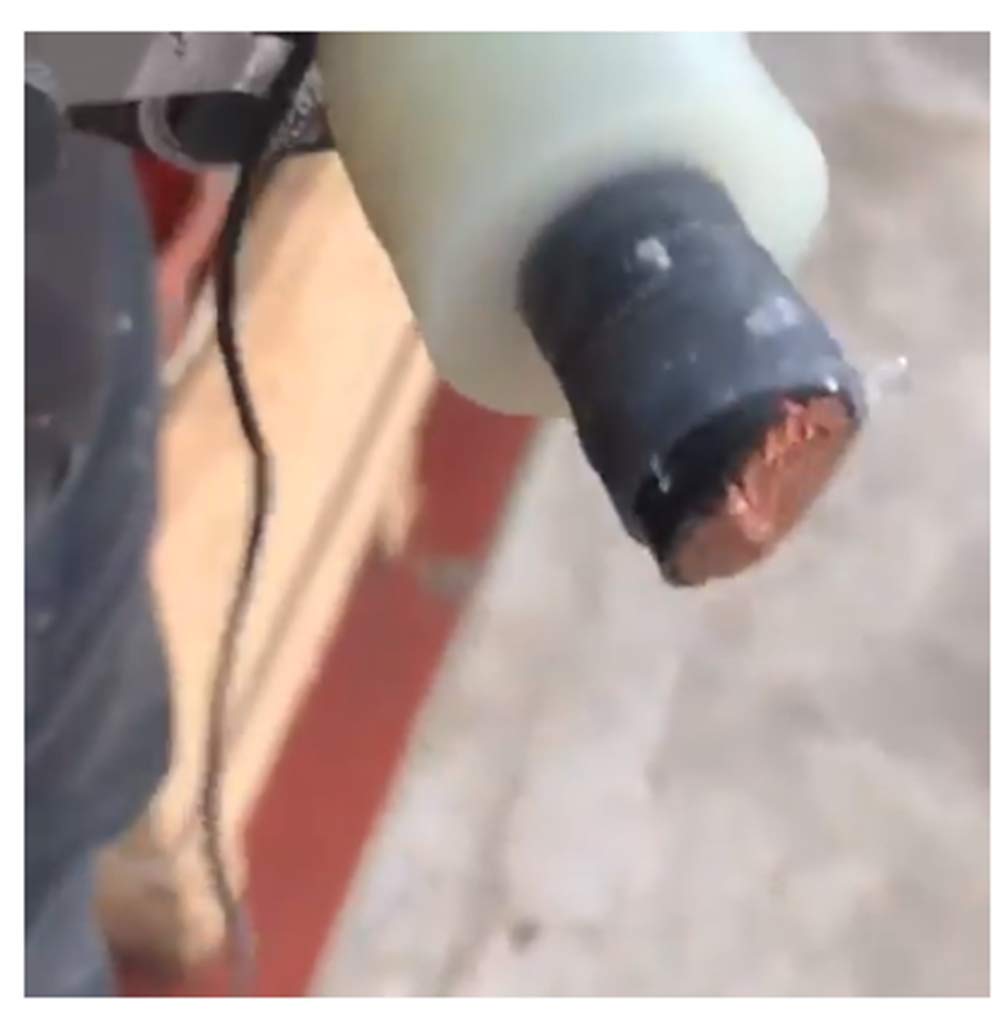 BX-40 20-40mm Portable High-Tension Cable Stripper Semiconductor Wire Stripper Multifunctional Manual Stripping Pliers Tool