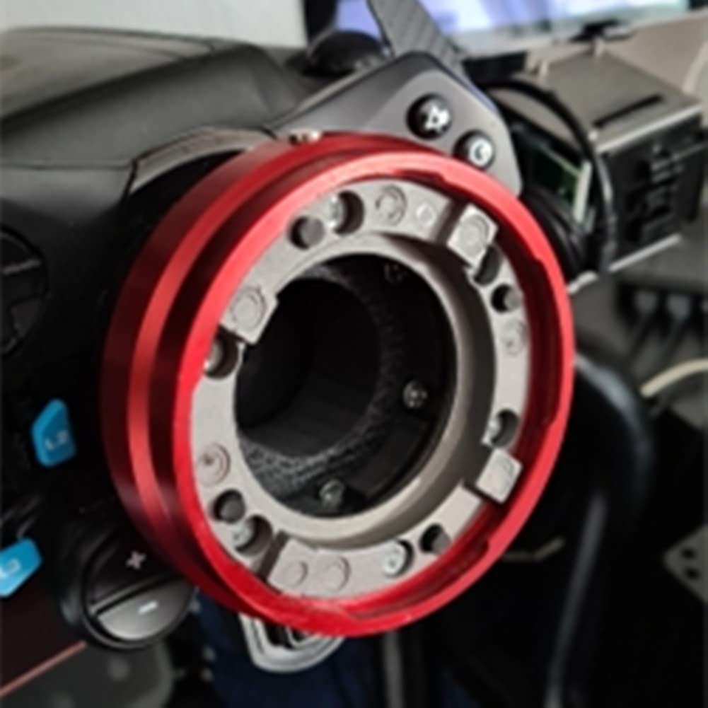 Adaptateur Volant Dégagement Rapide BYNYXI - Moyeu Universel Aluminium Sport Antivol 6 Trous