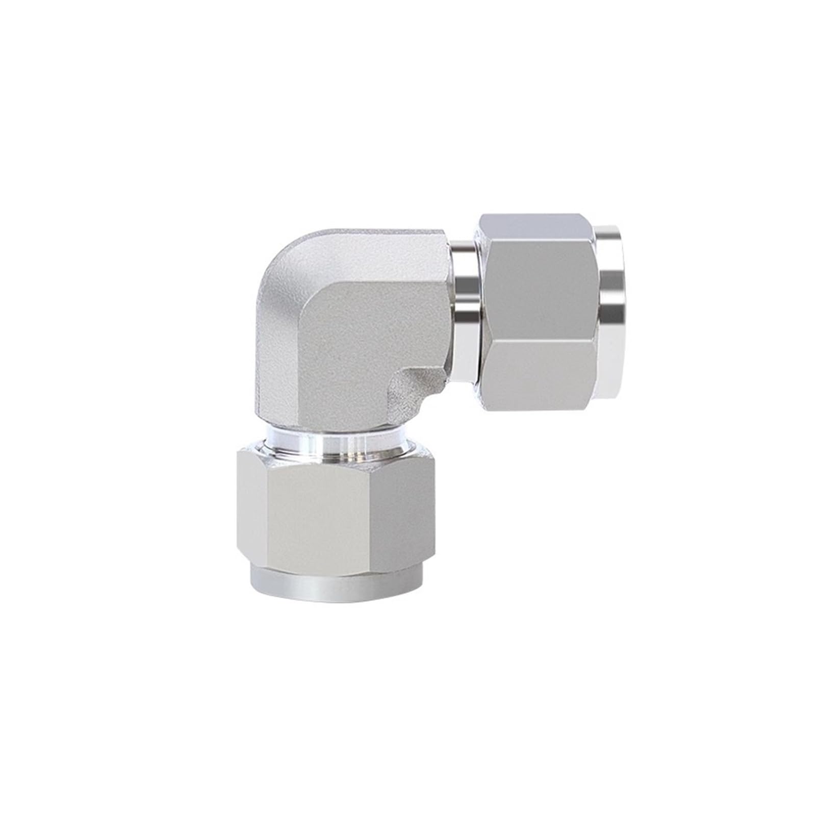 UWUKCJOKQ 1PCS 2000-PSI-SS316L 90 Degree Elbow 1/16"-1" 3-25mm Tube OD Compression SUS316L Stainless Steel Coupler Pipe Fitting Connector(19.02mm 3l4 Inch)