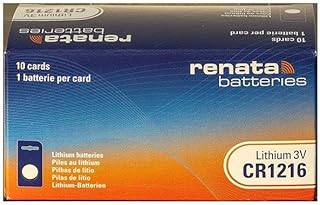 CR1216 Renata 3 Volt Lithium Coin Cell Battery (10)