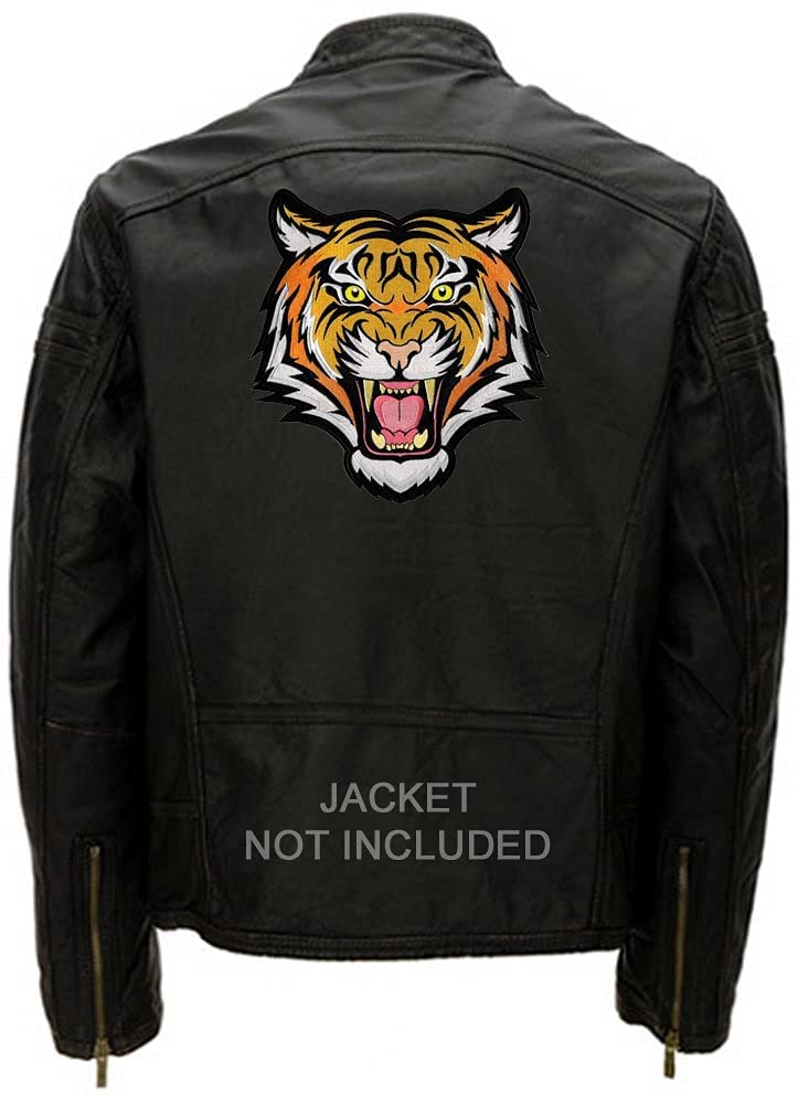 Lion Patch 8 INCH by 7.5 INCH BANGOL Tiger Stitch Patch (Pack of 2),,