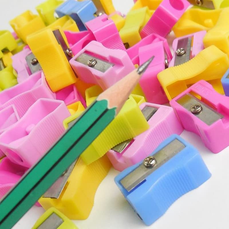 50 pièces Petit Taille-Crayon Stylo Papeterie Travail du Bois Outils à Main Bureau Fournitures Scolaires Accessoires Taille-Crayon Manuel