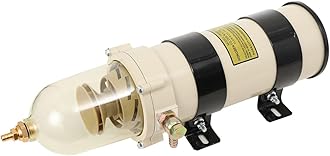 Cozyel Diesel Fuel Filter Water Separator Kit 1000FH/1000FG For Diesel Engines Marine Boat Trucks Tractors Electric Generators, Universal Oil Water Separator Kit Fit Marine Boat Trucks
