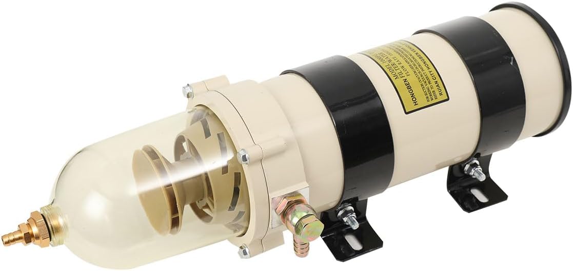 1000FH/FG Diesel Fuel Filter, Diesel Fuel Filter Marine Water Separator Equivalent 1000 Series to 1000FH 180GPH, Universal Oil Water Separator Kit Fit Marine Boat Trucks