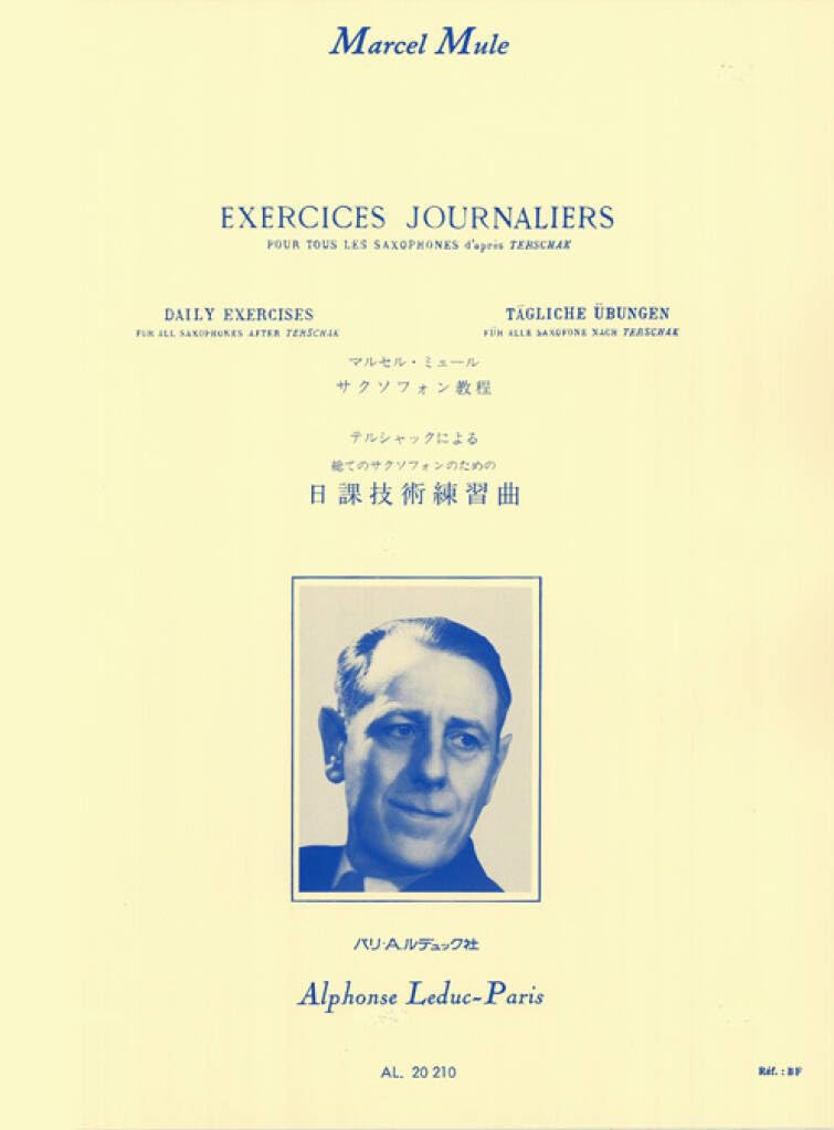 Mule: Exercices Journaliers d'Aprs Terschack Tous Saxophones