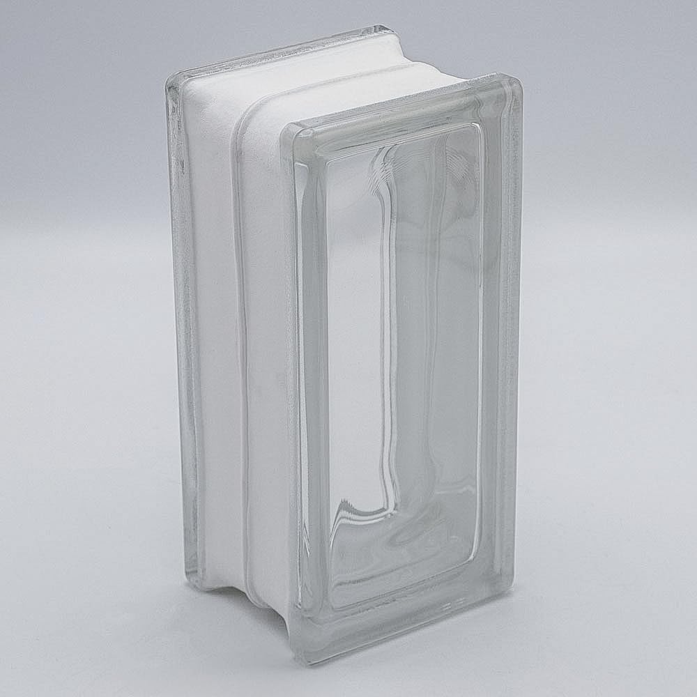Design Glasbaustein Parallel klar 19x19x8 cm – Glasbausteine, Glasziegel und Zubehör