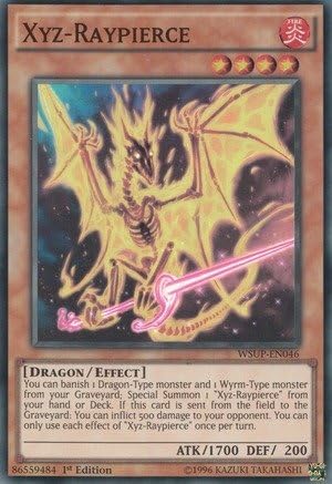 YU-GI-OH! - Xyz-Raypierce (WSUP-EN046) - Superestrellas del Mundo - 1 Edición - Super Raro