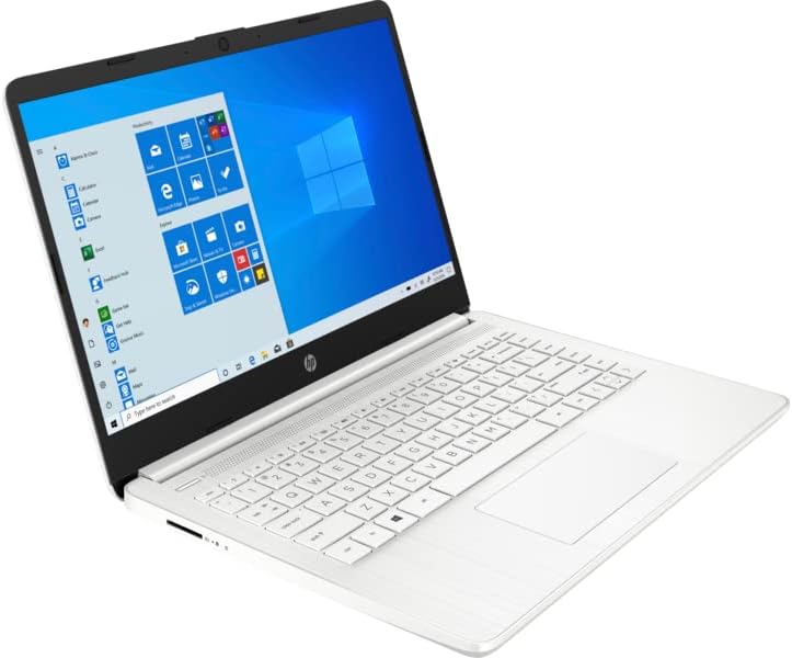 HP Laptop 14-dq0040nr 14" Intel Celeron N4120 4 GB DDR4 64 GB eMMC Windows 11 S Snowflake White(Renewed)