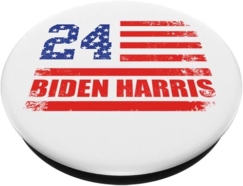 Miniatura 2 de Biden Harris 2024 American Flag USA Flag PopSockets Swappable PopGrip