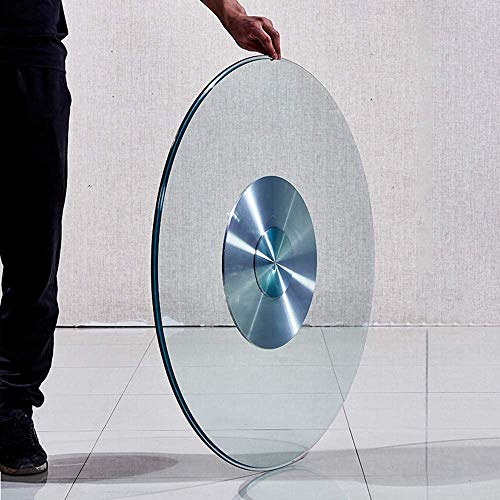 Plateau de service rotatif LUNEZY en verre trempé premium - 2