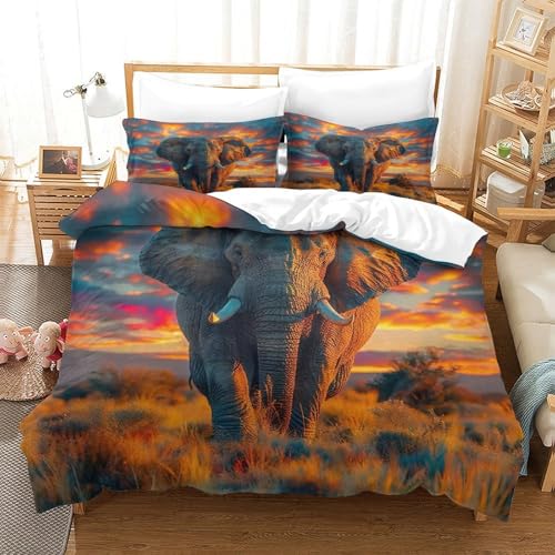 Housse de couette pour ados motif paysage de nature sauvage