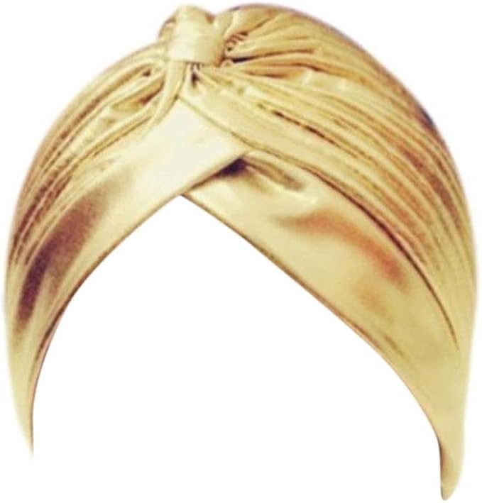 Amazon Yeefant 18 春夏 アラブ風 インド風 ターバンキャップ フリーサイズ メンズ レディース ヘアバンド ファッション ターバン おしゃれ チャーム ヒョウ ビスコース 多用途 頭飾り 軽量 通気性 4 ゴールデン キャップ 通販