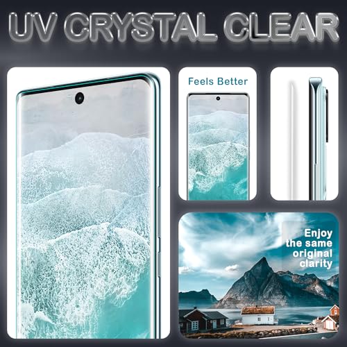 Image of FIRST MART Tempered Glass for Vivo V30, Vivo V30 Pro and V30e 5G With UV Installation Kit | Military-Grade Gorilla Screen Protector and Cable Guard | Edge to Edge Coverage | Crystal Clear