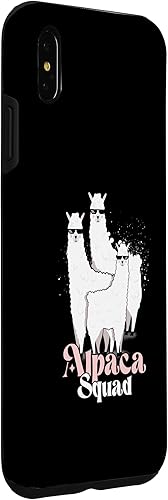 Vista 18 de iPhone XR Alpaca Squad Funny Alpacas With Sunglasses Alpaca Lover Case
