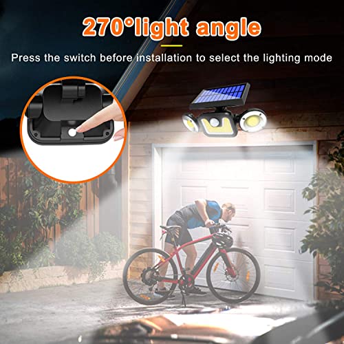 image for Jornarshar Solar Lights Outdoor, Solar Motion Sensor Flood Light with 