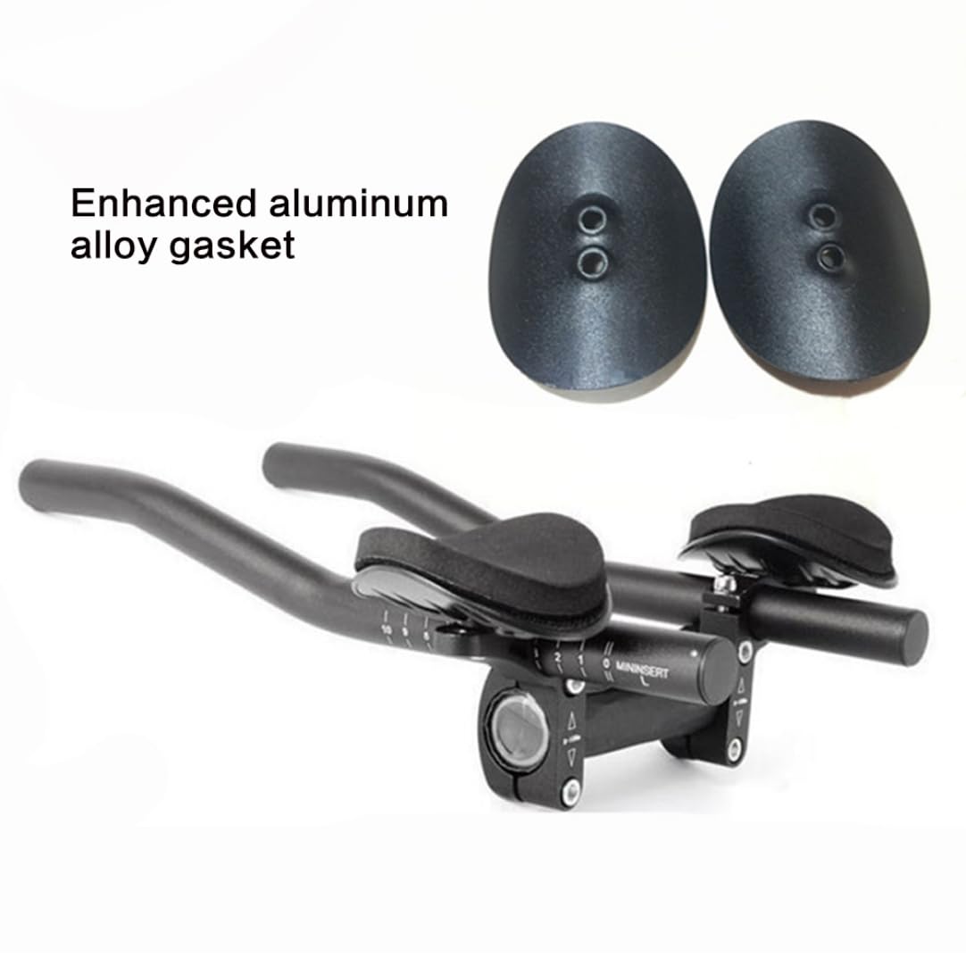 Guidon Aéro AEIOFU – Repose-bras En Alliage Aluminium Pour Vélo De Route, VTT Et Triathlon