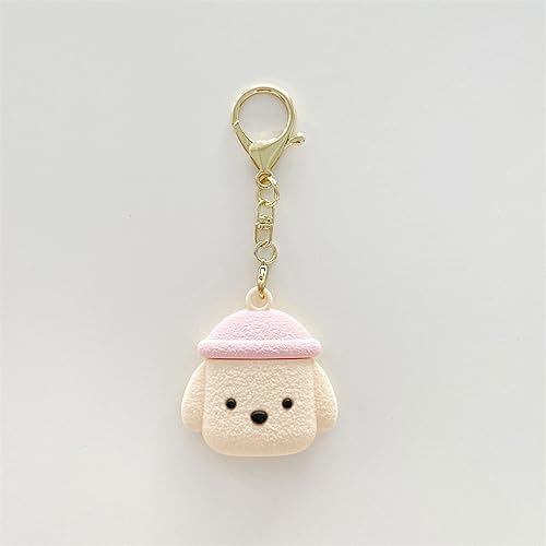 Miniatura 6 de Funda de silicona de animales lindos compatible con Airtags Finder Location Tracker Llavero para niños y mascotas llaves